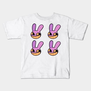 Jax Rabbit Sticker Collection TADC Kids T-Shirt